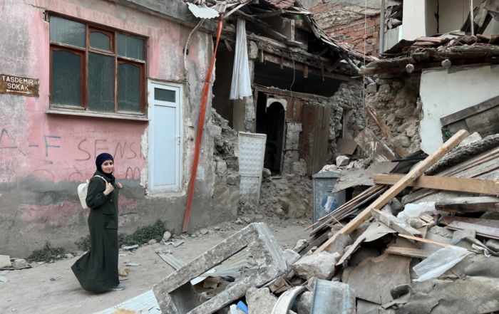 Photo of Antakya after the earthquake